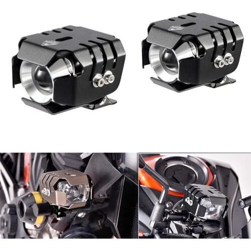 Motorcycle Accessories Motorcycle Motorbike Headlights Lamp Spotlight Hi/Lo Flash Accessories 12V Motor Fit For Honda Yamaha