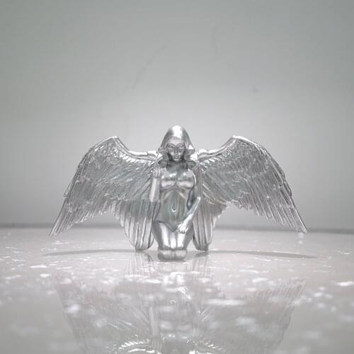 Home Office Desk Decoration 3D Printing Resin Female Figures Angel Sculpture Statute Handicraft Artwork Gift Cabinet Room Decor