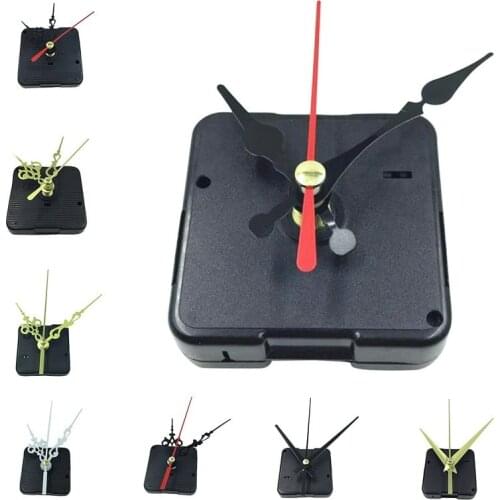 11 Styles DIY Clocks Parts Quartz Clock Movement Mechanism Repair Parts Black + Hands Replacement Parts Kit Set