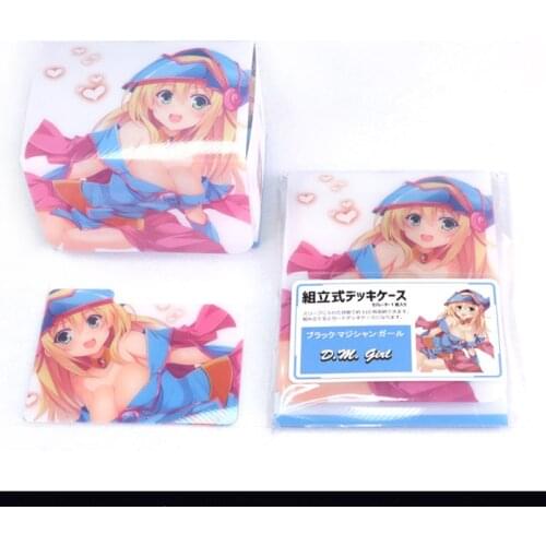 Yu-Gi-Oh Card Dark Guide Girl Game Cards Storage Box Table Playing Toys For Family Children Christmas Gift