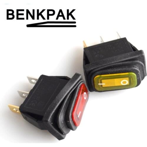 KCD3 Waterproof Rocker Switch 15A 250V Boat rocker switch 3 Pin/2Pin ON OFF