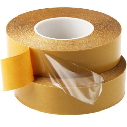 50M Transparent Double Sided Adhesive Tape Detachable Strong Adhesive Tape Car Sticker PET Multi Purpose Paste 5mm 8mm 10mm 12mm