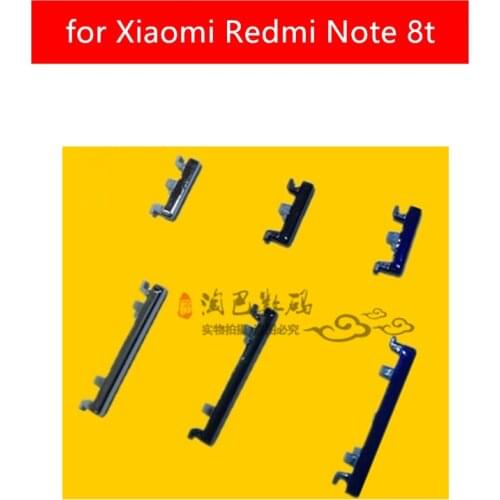 For Xiaomi Redmi Note 8t Power Volume Button Side Key Button On Off Switch Key Replace Repair Spare Parts