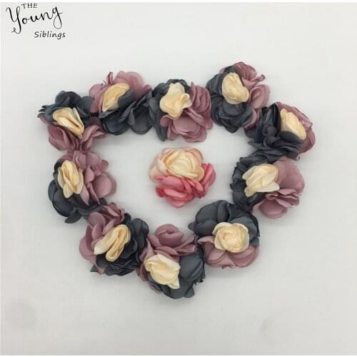Beautiful Rose Artificial 3D flower Silk Flowers Head Wedding party Home Decoration DIY Scrapbook gift box craft Accessories