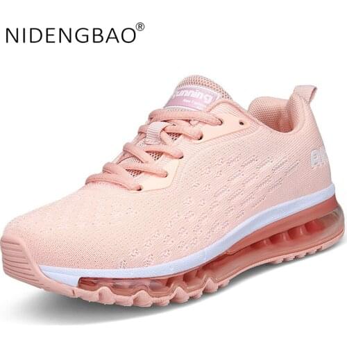 Unisex Sneakers Women 2019 Light Weight Running Shoes Air Cushion Breathable Sneakers High Quality Big Size Couple Sport Shoes