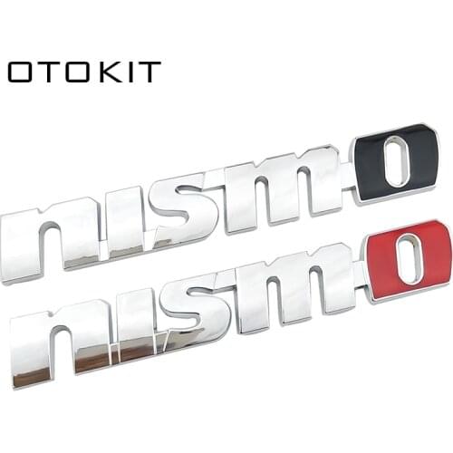 Metal NISMO Nismo 3D Auto Car Badge Emblem Decal Sticker For Nissan Tiida Teana Skyline Juke X-trail Almera Qashqai Accessories