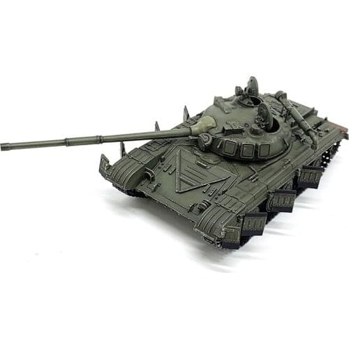 1/72 Scale Soviet T-64 Main Battle T64 Tank Vehicle Tank Model Splicing Track Diecast & Toy for Collection Gift Souvenir