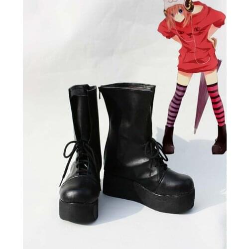Cos Anime Shoes Silver Soul Gintama Kagura Cosplay Boots