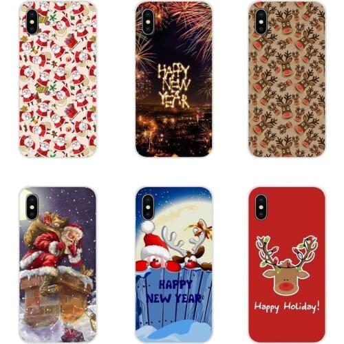 Christmas Snow Reindeers Santa Tree TPU Case Covers For Oneplus 3T 5T 6T Nokia 2 3 5 6 8 9 230 3310 2.1 3.1 5.1 7 Plus 2017 2018