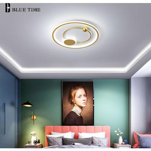 Led Ceiling Lamp Modern Home Decoration Ceiling Light Luminaires for Living room Bedroom Dining room Kitchen Luminaires Gold