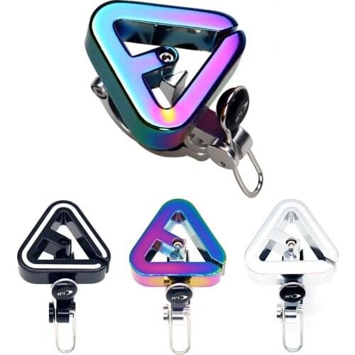 Bicycle bells MTB creative colorful bells Fixed gear triangle loud copper bell clip ring commemorative horn bicycle accessories