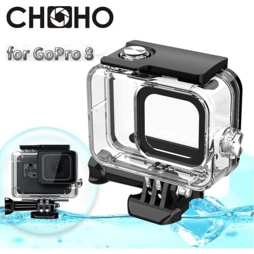 For Gopro 8 Waterproof Housing Case Diving 60M Cover Protective Shell Underwater Box For Go pro Hero 8 Black Camera Accessories