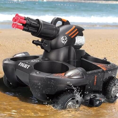 High Speed Water Land RC tank 24883 land and water amphibious remote control toys tank rc car 12CH world of tanks Kids Toy