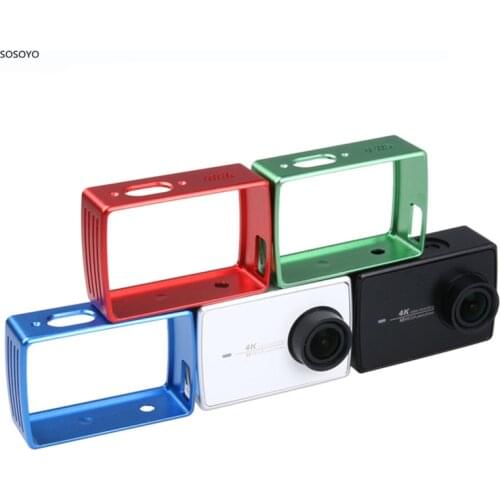 Aluminum alloy Frame Protective Case Side Mount Housing For Xiaomi YI 4K 2 Action sports Camera Accessories