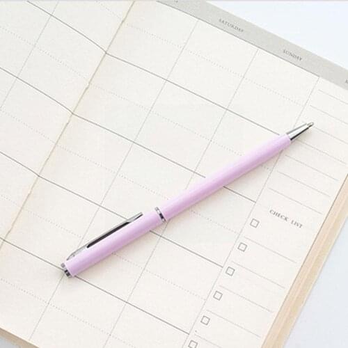 1Pcs Metal Gel Pen Ballpoint Pen Stationery For School Office Signature Writing Supplies 2021 Business Pen And Women For Me Y5Z7