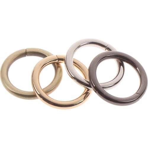 10PCS/Lot Bag Buckle Round Ring For DIY Keyring Hook Handbag Purse Wholesale