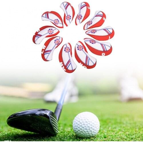 10Pcs Portable Wear-resistant Golf Ball Rod Head Protective Case Sport Accessory