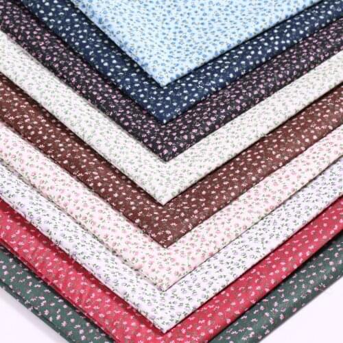 100*150cm Floral Polyester Printed Fabric Womens Dress Childrens Clothing Sewing Material Home Decoration Fabric Per Meter