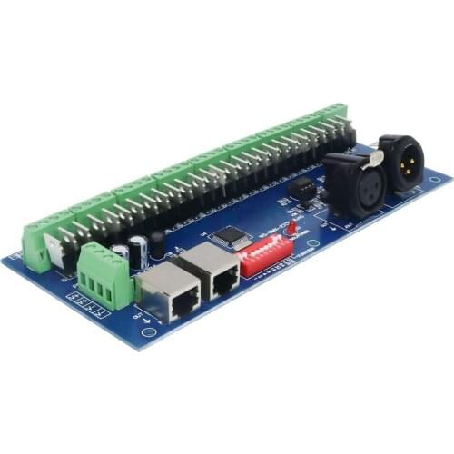 27CH Easy DMX512 Decoder,27 Channel DMX Controller,LED Drive ,Have(XLR&RJ45),9 Groups RGB Output,For LED Strip Module