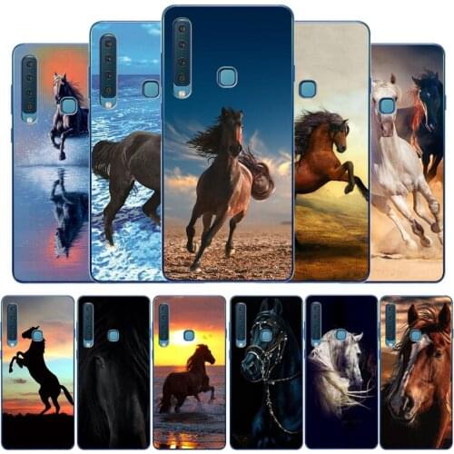 Horse Animal TPU Soft Phone Case For Samsung Galaxy A3 A5 A7 2016 2017 A6 A7 A8 A9 2018 A80 A70 A50 A40 A20 A10