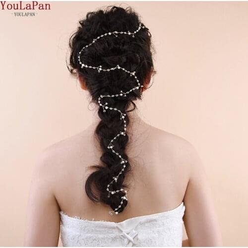 YouLaPan HP08 Wedding Headpiece Headband Bridal Flower Headband Hair Accessories for Girls Wedding Headband Jewelry Wedding