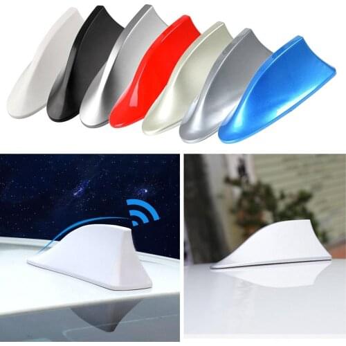 Hot Selling Car Shark Antenna Auto Exterior Roof Shark Fin Antenna FM/AM Signal Protective Aerial Car Styling for Kia