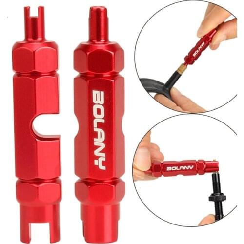 Double-head Bicycle Wrench Valve Core Disassembly Tool Multifunction Valve Core Removal Tool Wrench Disassembly Tubeless Tool