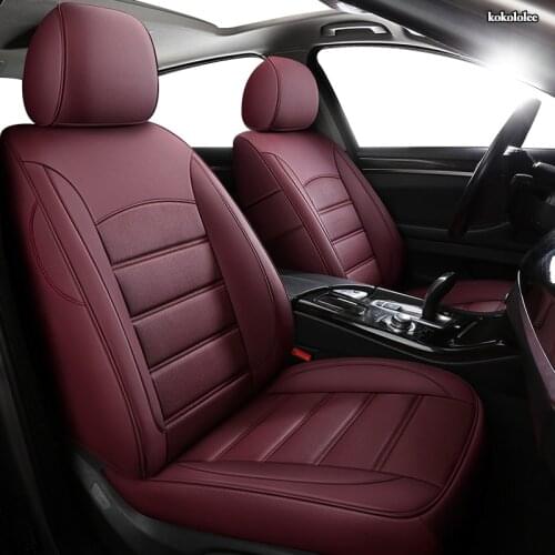 KOKOLOLEE Custom Leather car seat covers For BMW 1 Series E81 E82 E87 E88 F20 F21 F52 F40 2 Series F22 F23 F44 F45 F46 car seats