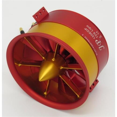 JP Metal 120mm 12s Lipo Motor Ducted Fan EDF Jet 12 Blades 1pcs Electric for RC Airplane Model Accessories Parts5060 750KV