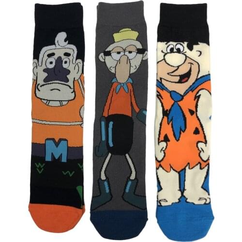 Cartoon Fashion Skateboard Cotton Socks Street Hip Hop Surprise Funny Personality Comfortable Sports Casual MenS And Women