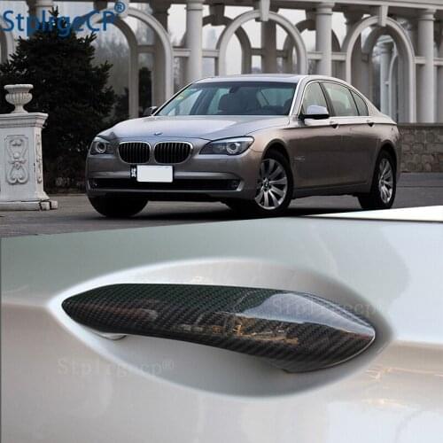 For BMW 7 series F01 F02 F03 F04 730Li 740Li 750Li 2009-2015 Accessories 100% real carbon fiber Auto outer door handle cover
