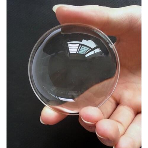 Optical glass lens Diameter 74mm plano convex lens COB LED Lens Projector Spotlight Lens