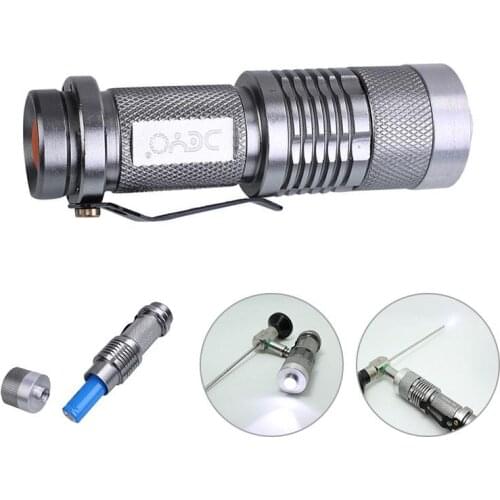 4W Portable Handheld LED Cold Light Source Lamp Match US Plug For Endoscope