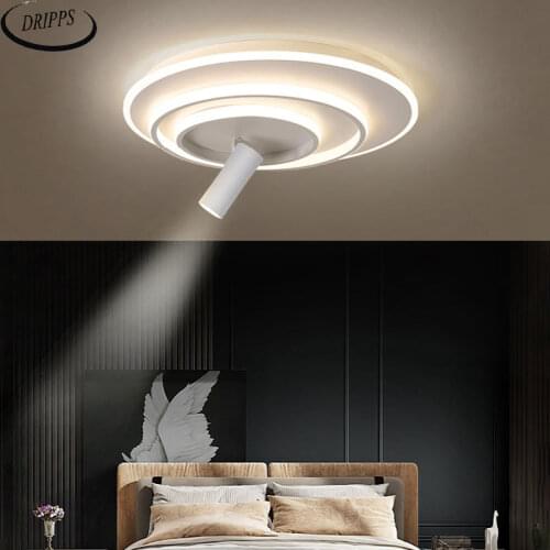 Nordic Creative LED Ceiling Light Iron Acrylic Living Room Bedroom Chandelier Study Room Study Room Aisle Balcony Lighting