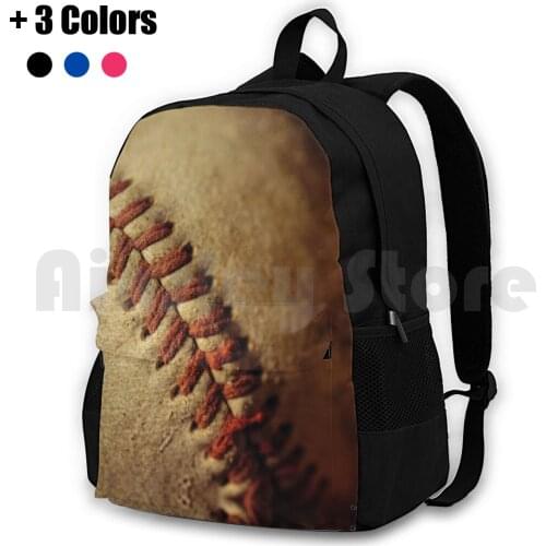 Vintage Baseball Outdoor Hiking Backpack Riding Climbing Sports Bag Baseball Sport Old Vintage Vintage Still Life Aged