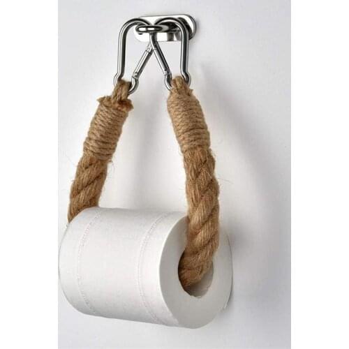 Vintage Towel Hanging Rope Toilet Paper Holder Home Hotel Bathroom Decoration Supplies