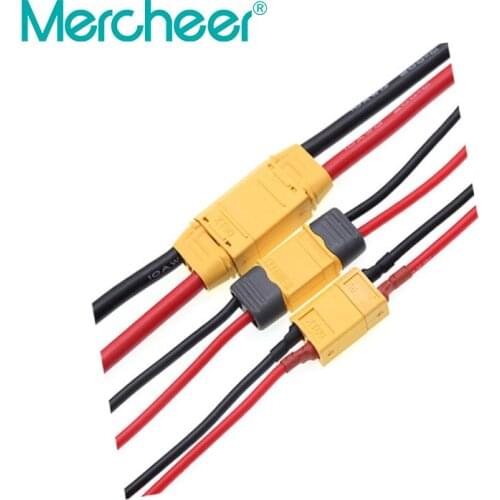 XT60H XT30U-F male and female header XT90H EC5 test lithium battery connector model airplane plug with cable
