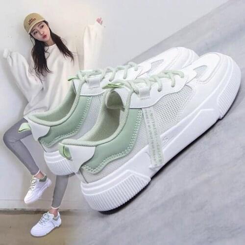 Womens Running Shoes 2021 Summer Fashion Lightweight Lace-up Breathable Outdoor Walking Sneakers Sneakers