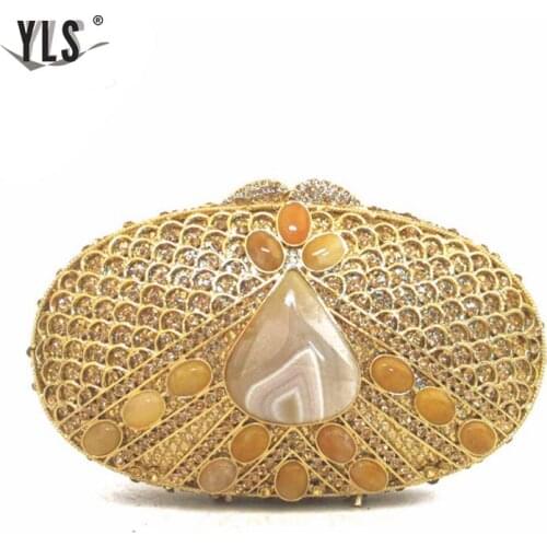 Lady Floral Colorful Diamond Wedding Evening Women Clutch Round Bag Toiletry Purses and Handbags Crossbody Party Shoulder Bags