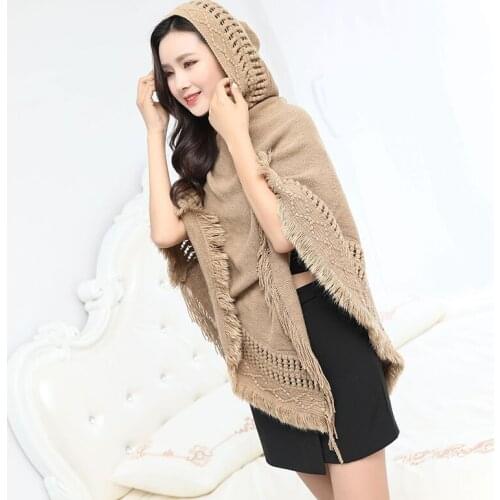 Womens hooded solid-colored hollow suzuo loose thin cape shawl scarf women fashion scarf for men scarfs for ladies