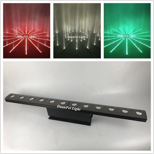 10 pieces led wall washer bar rgb 12x5w amber /warm white led beam bar lyre