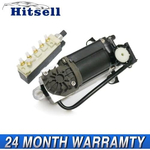 2x New Suspension Valve Air Supply Solenoid Valve Block and Air compressor For Mercedes W220 S350 S430 S500 S600 S55 S600