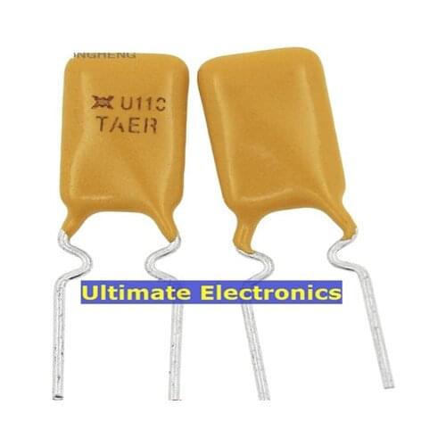 30pcs PTC Resettable fuse RUEF110 30V 1.1A UF110