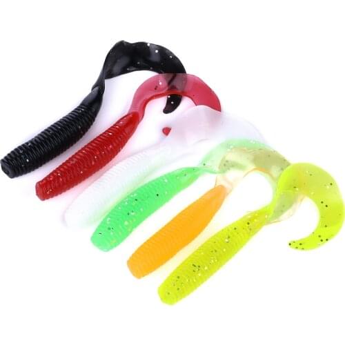 5pcs/lot 10cm 7.7g Soft Swimbait Plastic Lures Artificial Soft Worm Baits Fishing Tackle Wobbler Grubs Isca Pesca