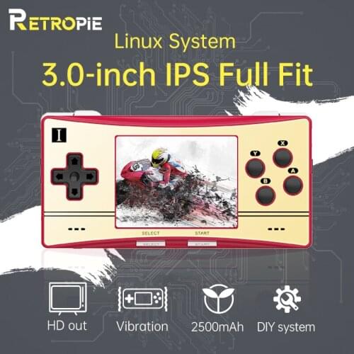 Anbernic RG300X Retro Handheld Game Console Mini Video Game Player For PS1 Games 128G 15000 Games Support HD Childrens Gifts