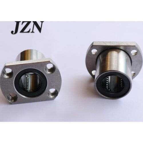 Free shipping,2pcs/lot. round flange linear ball bearing bushing for linear guide rail rod round shaft cnc part LMH20 25 30UU