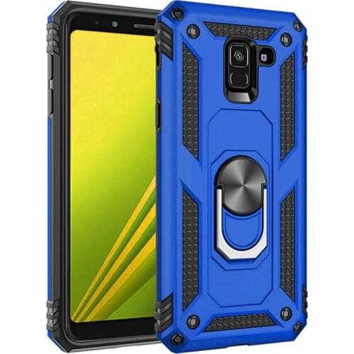 For Samsung Galaxy A8 2018 Case A8 Plus Magnet Car Ring Stand Holder Cover For Samsung A8 plus A8+ A8plus 2018 Coque funda capa