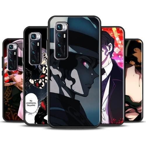 Kibutsuji Muzan Kimetsu no Yaiba Case For Xiaomi POCO X3 NFC F2 Pro F1 Mi Note 10 Lite Mi 10 Ultra 9T Pro 9SE 9 8 A3 Mix3