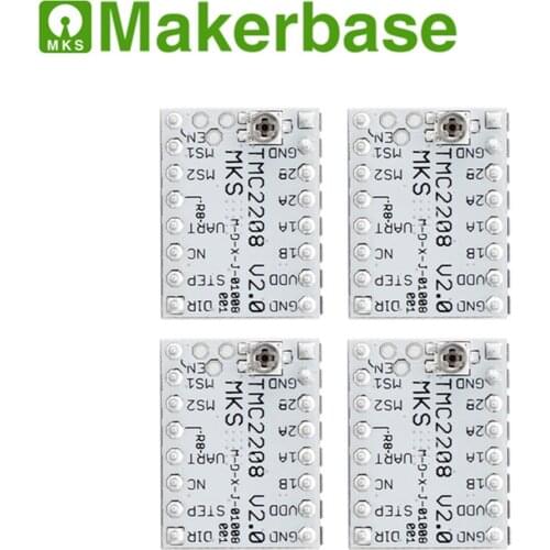 Makerbase MKS TMC2208 Stepper Motor Driver StepStick 3D printer parts ultra silent For SGen_L Gen_L Robin Nano