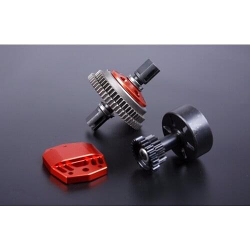 CNC Metal 2-speed Gear Set Fit for 1/5 Losi 5ive-t Rovan LT King Motor X2